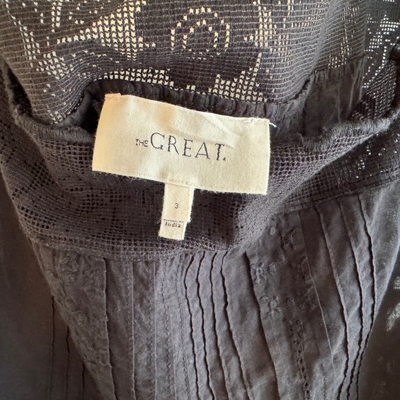 THE GREAT. The Attic Lace Cami in Black - Size 3 - NWOT L Large - Picture 5 of 11